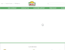 Tablet Screenshot of delsolfoods.com